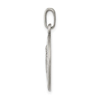 Sterling Silver Antiqued Saint Anthony Medal