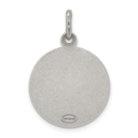 Sterling Silver Antiqued Saint Anthony Medal