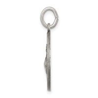 925 Sterling Silver Antiqued Saint Francis of Assisi Medal