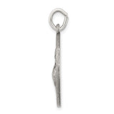 Saris and Things 925 Sterling Silver Antiqued Saint Francis of Assisi Medal