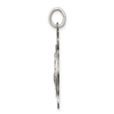 Saris and Things 925 Sterling Silver Saint Florian Badge Medal