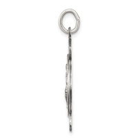 Saris and Things 925 Sterling Silver Saint Florian Badge Medal