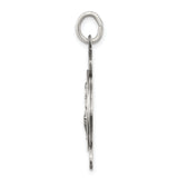 Saris and Things 925 Sterling Silver Saint Florian Badge Medal