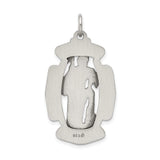 Saris and Things 925 Sterling Silver Antiqued Saint Florian Medal