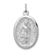 Sterling Silver Saint Florian Medal
