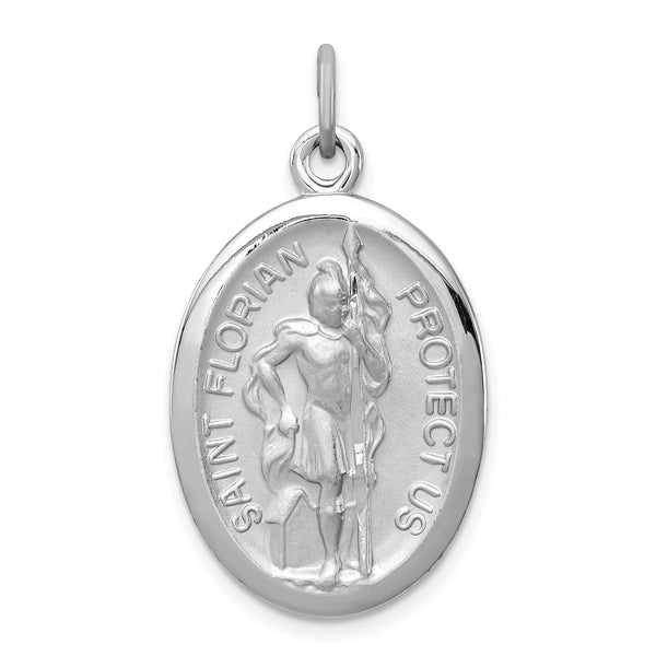 Sterling Silver Saint Florian Medal