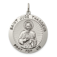 925 Sterling Silver Saint Jude Thaddeus Medal
