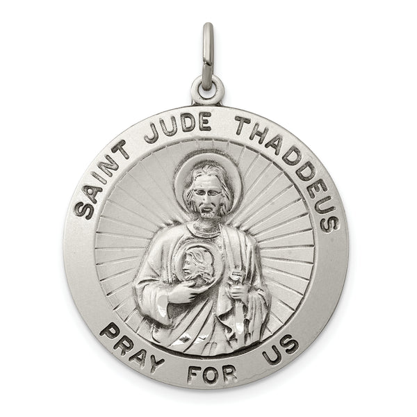 925 Sterling Silver Saint Jude Thaddeus Medal