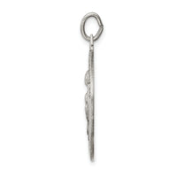 Sterling silver Saint Jude Thaddeus Medal Necklace, 24"