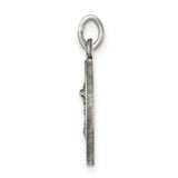 925 Sterling Silver Antiqued Saint Michael Medal