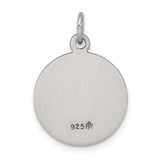 925 Sterling Silver Antiqued Saint Michael Medal
