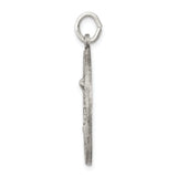 35 mm Sterling Silver Antiqued Saint Michael Medal