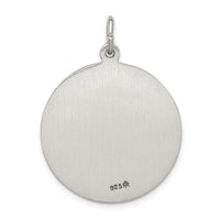 35 mm Sterling Silver Antiqued Saint Michael Medal