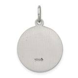 Saris and Things 925 Sterling Silver Antiqued Saint Patrick Medal