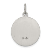 Saris and Things 925 Sterling Silver Antiqued Saint Patrick Medal
