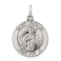 Saris and Things 925 Sterling Silver Antiqued Saint Patrick Medal