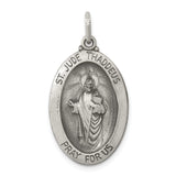 925 Sterling Silver Saint Jude Thaddeus Medal