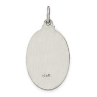 Saris and Things 925 Sterling Silver Antiqued Saint Anthony Medal