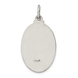 Saris and Things 925 Sterling Silver Antiqued Saint Anthony Medal