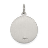 Saris and Things 925 Sterling Silver Antiqued Saint Anthony Medal