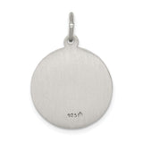 Saris and Things 925 Sterling Silver Antiqued Saint Anthony Medal