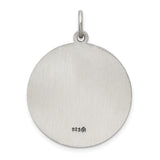 Saris and Things 925 Sterling Silver Antiqued Saint Florian Medal