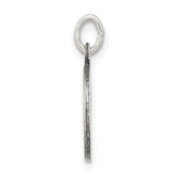 Sterling Silver Antiqued Saint Christopher Medal