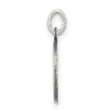 Sterling Silver Antiqued Saint Christopher Medal