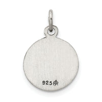 Sterling Silver Antiqued Saint Christopher Medal