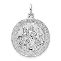 925 Sterling Silver Saint Christopher Medal