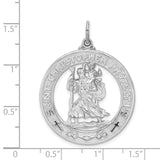 925 Sterling Silver Saint Christopher Medal