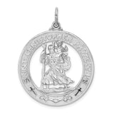 925 Sterling Silver Saint Christopher Medal