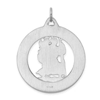 Saris and Things 925 Sterling Silver Saint Christopher Medal