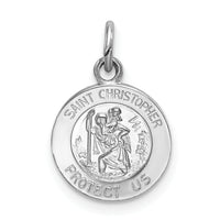 Saris and Things 925 Sterling Silver Saint Christopher Medal