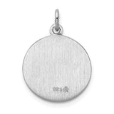 Saris and Things 925 Sterling Silver Saint Christopher Medal