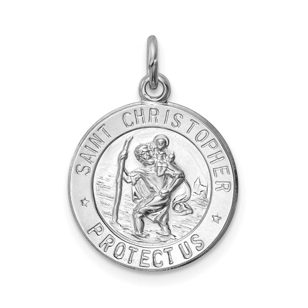 Saris and Things 925 Sterling Silver Saint Christopher Medal