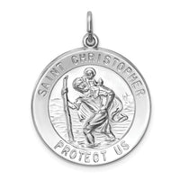Saris and Things 925 Sterling Silver Saint Christopher Medal