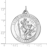 925 Sterling Silver Saint Christopher Medal