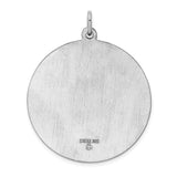Saris and Things 925 Sterling Silver Saint Christopher Medal