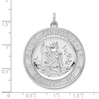 Saris and Things 925 Sterling Silver Saint Christopher Medal