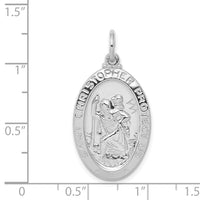 30 mm Sterling Silver Saint Christopher Medal