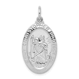 30 mm Sterling Silver Saint Christopher Medal