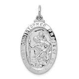 31 mm Sterling Silver Saint Christopher Medal