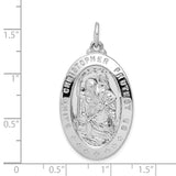 Saris and Things 925 Sterling Silver Saint Christopher Medal