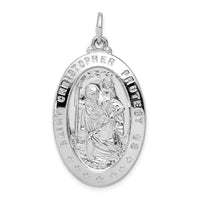 Saris and Things 925 Sterling Silver Saint Christopher Medal