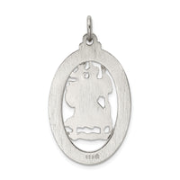 Saris and Things 925 Sterling Silver Saint Christopher Medal