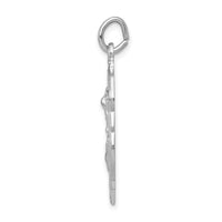 Saris and Things 925 Sterling Silver Saint Michael Badge Medal