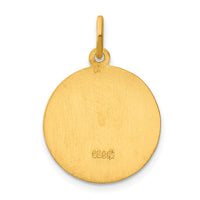 925 Sterling Silver 24k Gold-plated Sterling Silver Saint Christopher Medal