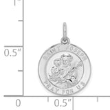 925 Sterling Silver Saint Joseph Medal