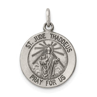 925 Sterling Silver Saint Jude Thaddeus Medal